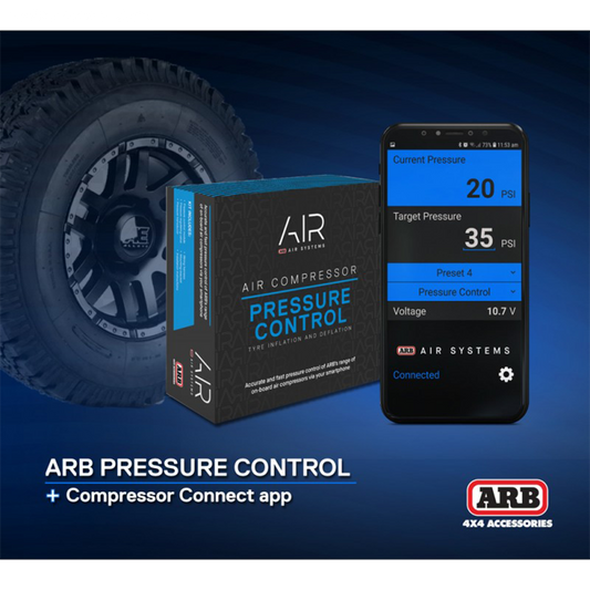 Pressure Control - for Tyre Inflation & Deflation via Smartphone App