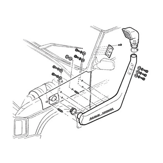 Raised Air Intake 200TDI