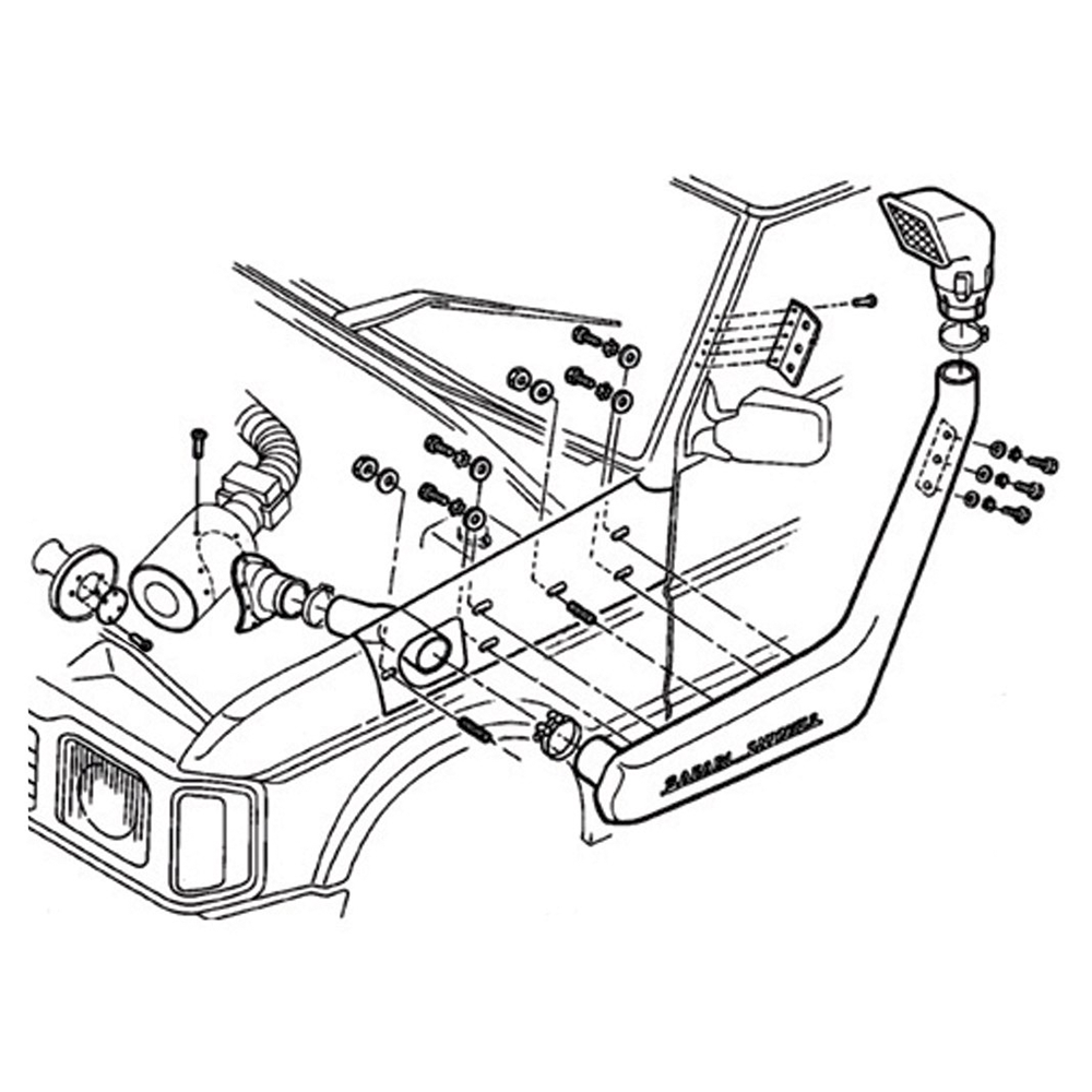 Raised Air Intake V8