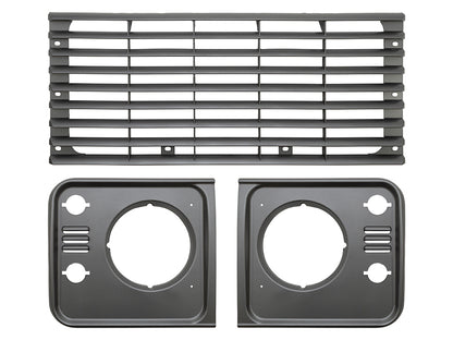 Grille & Headlight Surround Set (Brunel Grey)