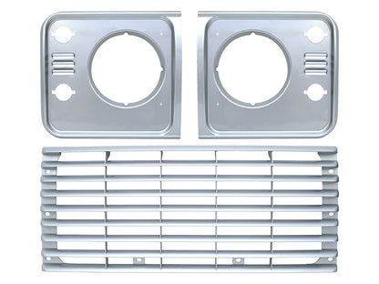 Grille & Headlight Surround Set (Indus Silver)
