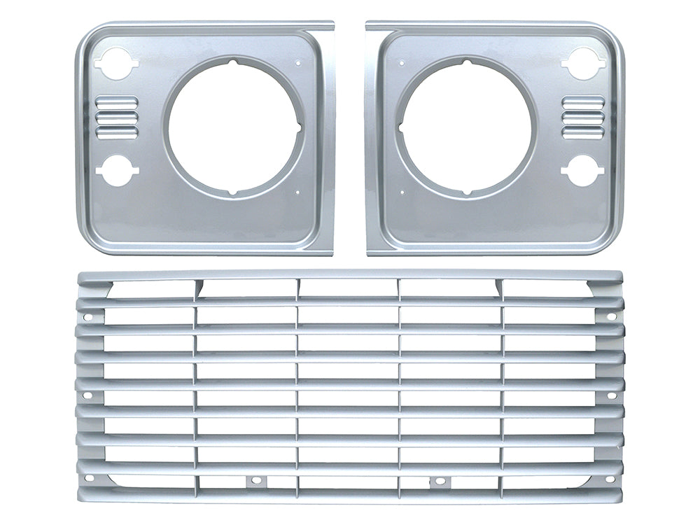 Grille & Headlight Surround Set (Indus Silver)