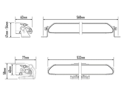 18 Inch Linear LED Light Bar
