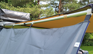 Awning Side Extension Windbreak 2.00m