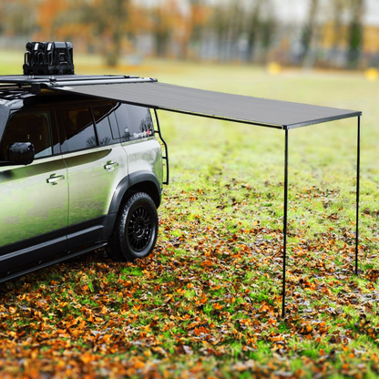 2.50m x 2.50m Hard Case Side Awning [Inc LED Strip]