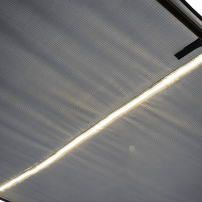 2.50m x 2.50m Hard Case Side Awning [Inc LED Strip]