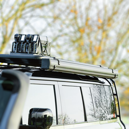 2.50m x 2.50m Hard Case Side Awning [Inc LED Strip]