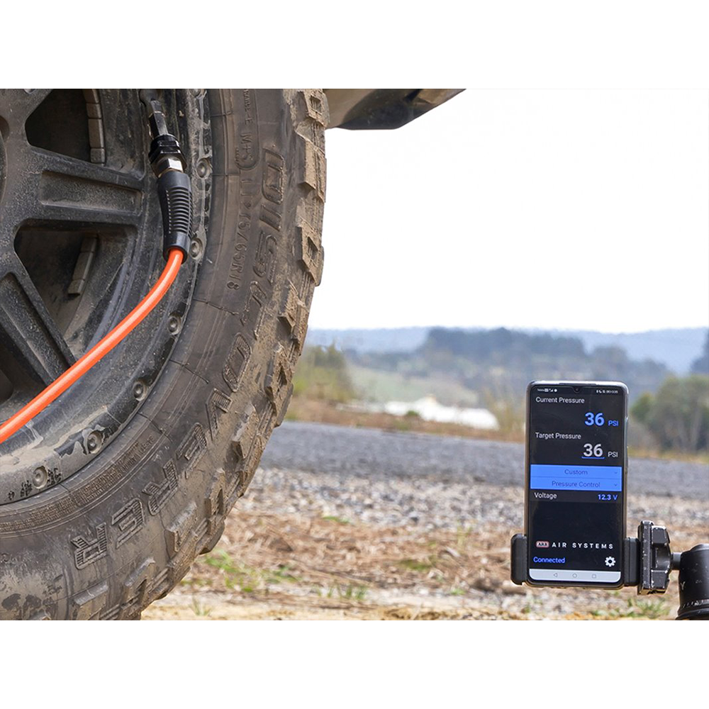 Pressure Control - for Tyre Inflation & Deflation via Smartphone App