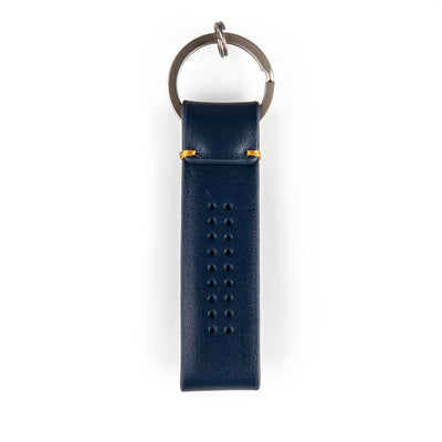 Perforated Leather Loop Keyring