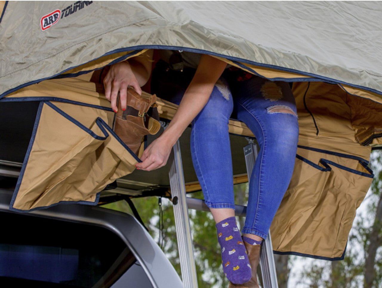 Shoe Pockets for Simpson 3 Roof Tent