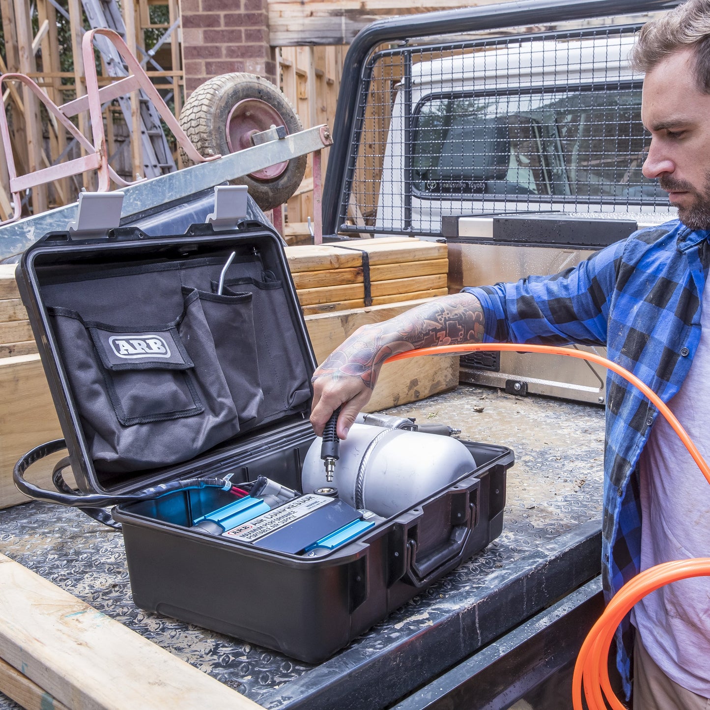 Twin Portable Air Compressor (12v)