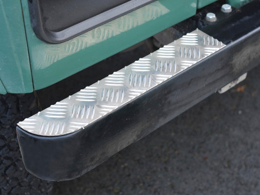 Defender (87-16) Bumper Top Plate Chequer Plate [Aluminium]