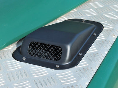 Wing Top Air Intake Grilles [Black Steel]