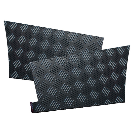 Defender 110 (87-16) Rear Wing Chequer Plate [Black]