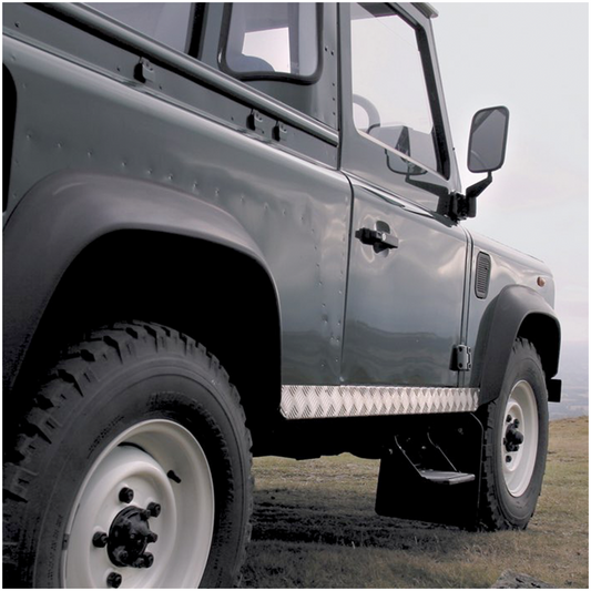 Defender 90 (87-16) Sill Chequer Plate [Aluminium]