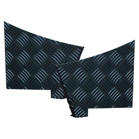 Defender 90 (87-16) Rear Wing Chequer Plate [Black]