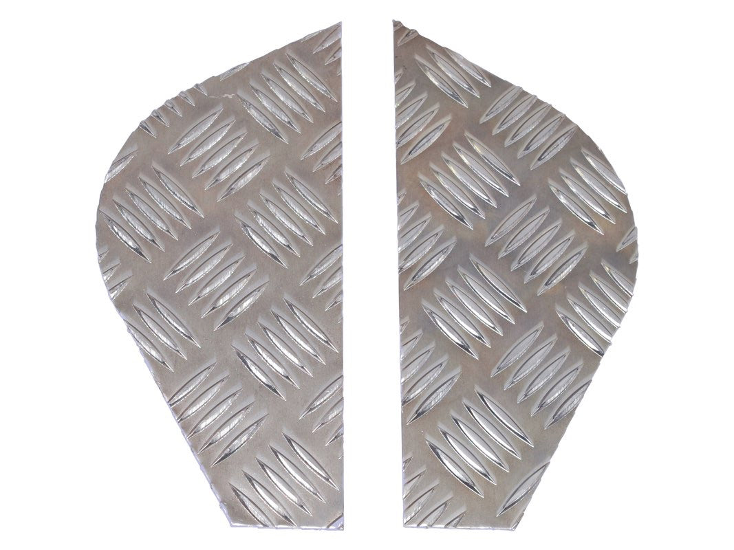 Series SWB Rear Wing Chequer Plate (Silver)