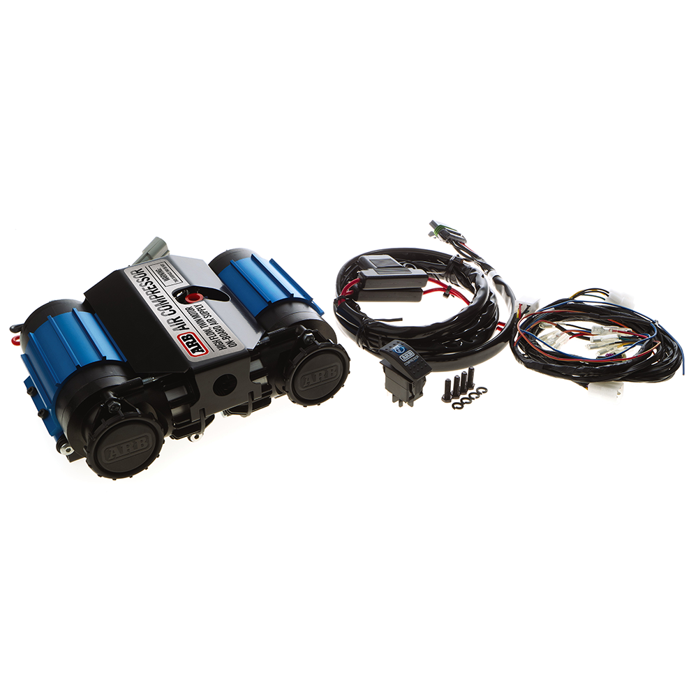High Output Twin Air Compressor (12v) & Deluxe Mounting Kit