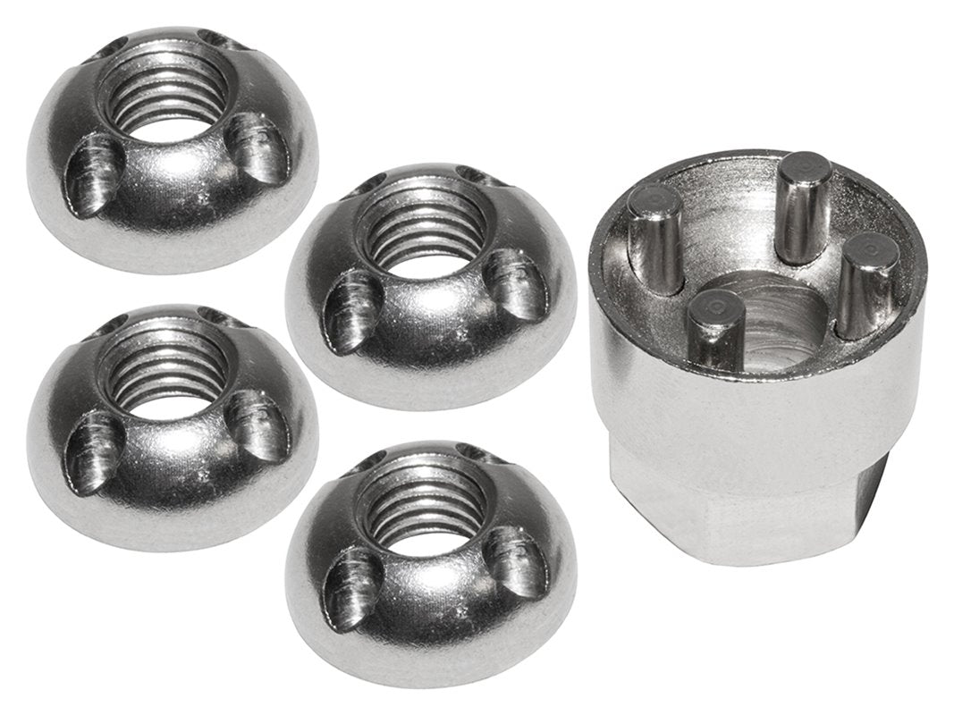 Tamperproof Nut Set M8