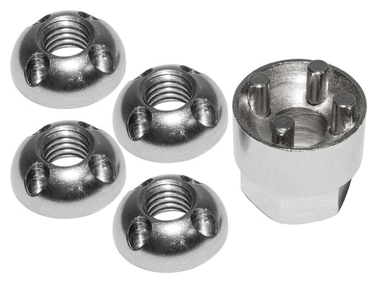 Tamperproof Nut Set M8