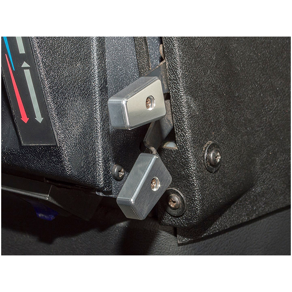 Defender (87-06) Heater Lever Knobs [Silver]