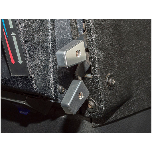 Defender (87-06) Heater Lever Knobs [Silver]