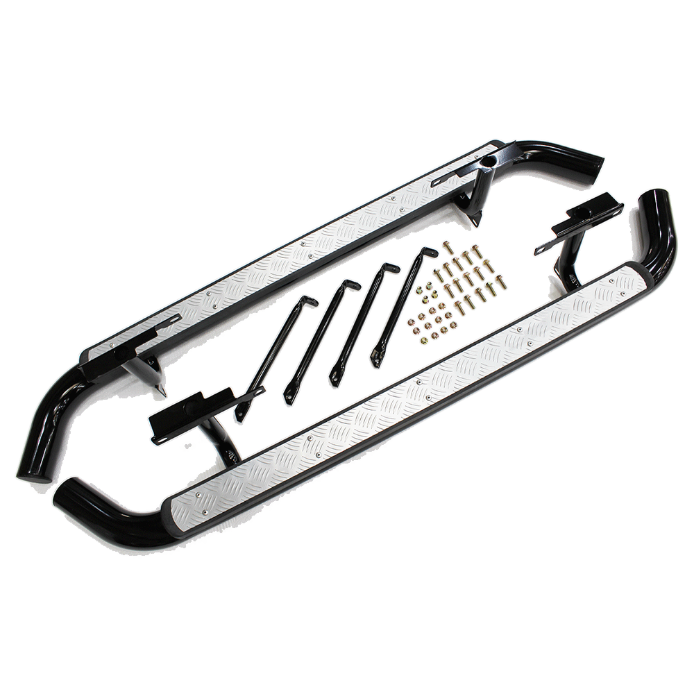 Defender 110 (03-16) Side Steps [Black|Chequer]