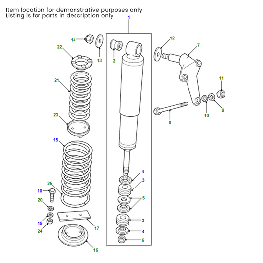 Defender 110 (87-06) Rear Shock Absorber