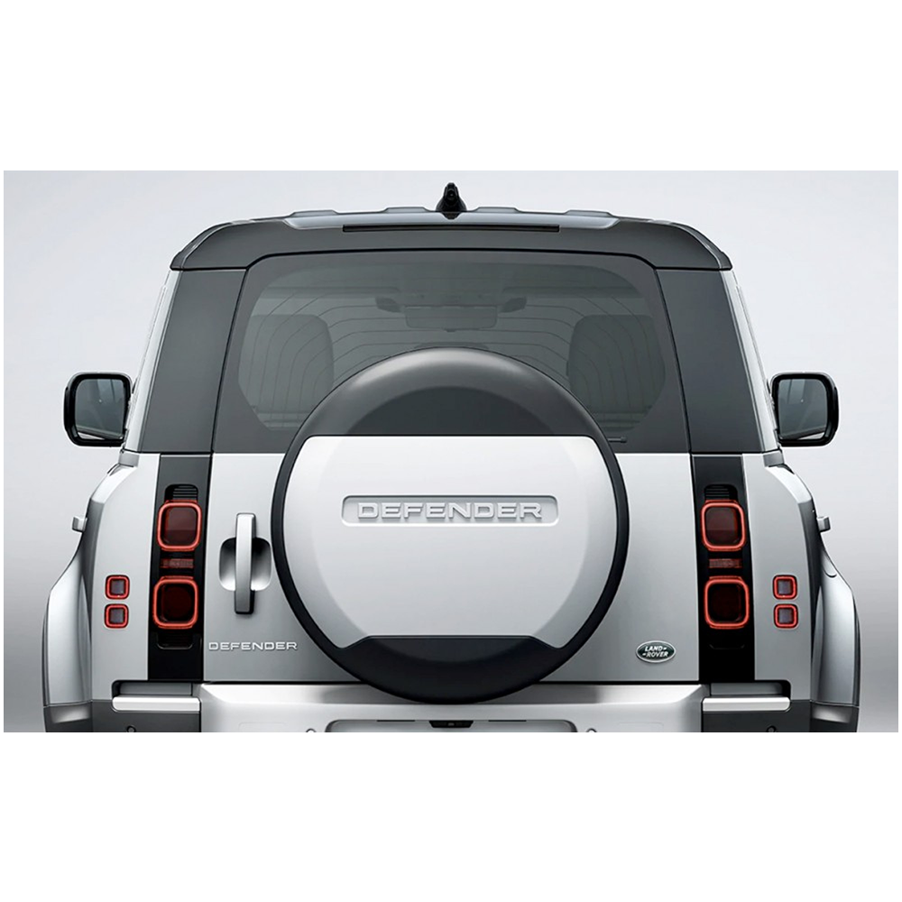 2020 Defender Spare Wheel Cover [Silver]