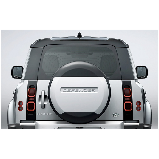 2020 Defender Spare Wheel Cover [Silver]