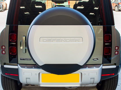 2020 Defender Spare Wheel Cover [Silver]